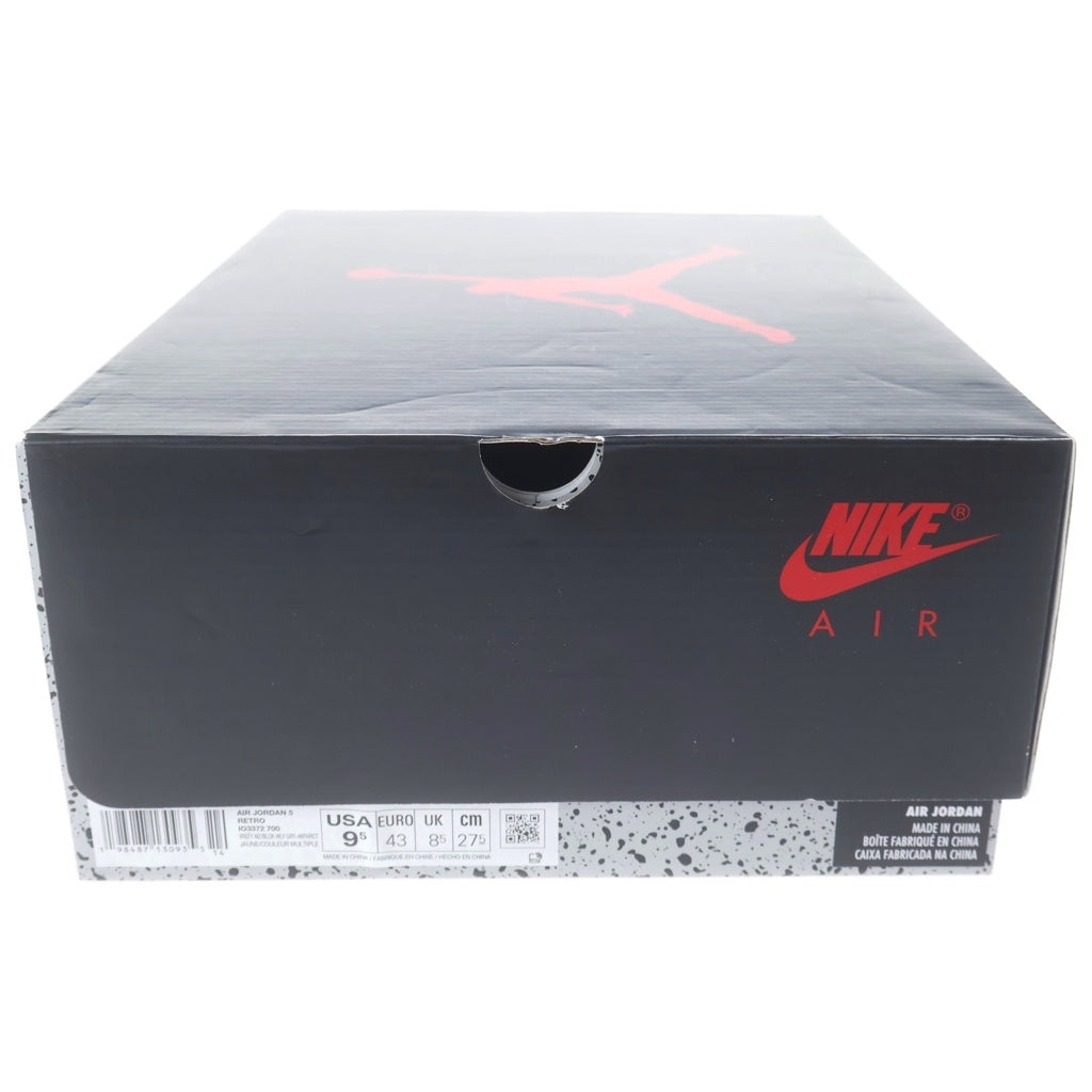 NIKE(ナイキ) AIR JORDAN5 RETRO TOKYO23 エアジョーダン5 レトロ トーキョー23 ハイカットスニーカー イエロー US9.5/27.5cm IO3372-700