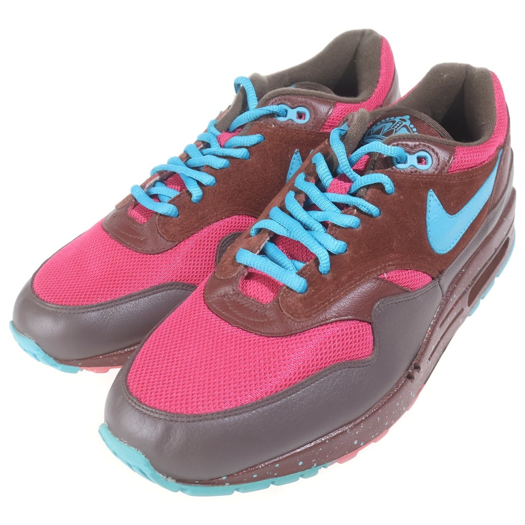 NIKE(ナイキ) ×Parra AIR MAX1 AMS AMSTERDAM パラ エアマックス1 アムステルダム ローカットスニーカー ピンク/ブラウン US9.5/27.5cm 313188-241