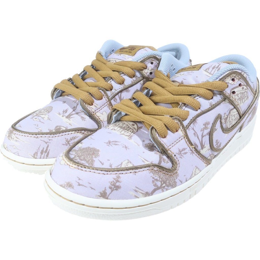 NIKE SB(ナイキエスビー) DUNK LOW PRM TOILE ダンク ローカットスニーカー ピンク/ベージュ US9.5/27.5cm FN5880-001
