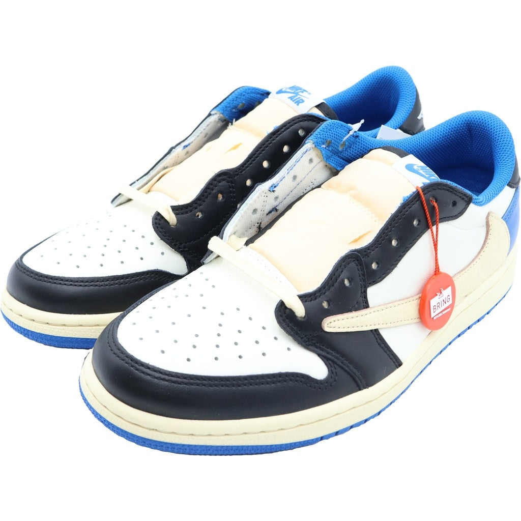 NIKE(ナイキ) ×TRAVIS SCOTT FRAGMENT DESIGN AIR JORDAN 1 LOW OG SP DM7866-140 エアジョーダン1 ローカットスニーカー ブルー US9.5/27.5m