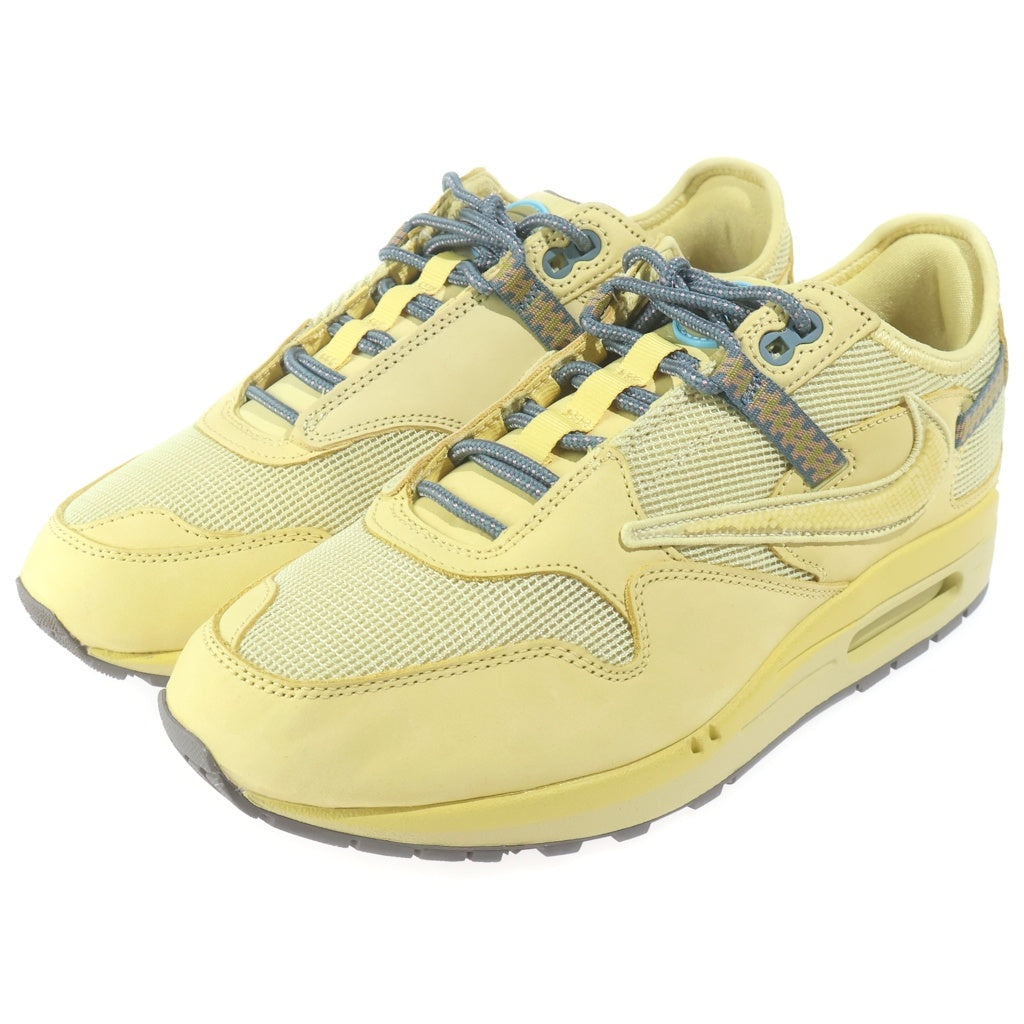 NIKE(ナイキ) ×TRAVIS SCOTT × NIKE AIR MAX 1 CACT.US GOLD トラヴィススコット エアマックス1 カクタスゴールド US9.5/27.5cm DO9392-700