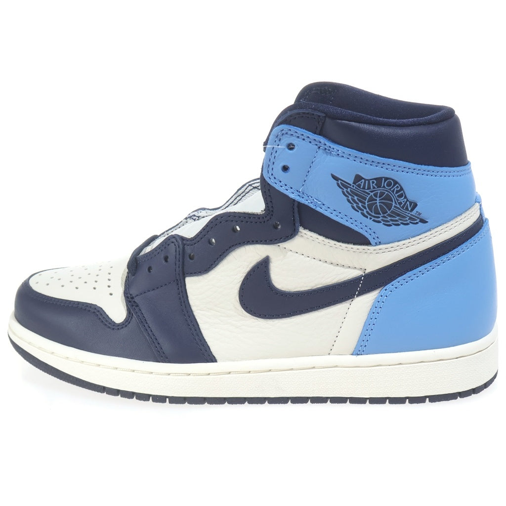 NIKE(ナイキ) AIR JORDAN1 RETRO HIGH OG OBSIDIAN UNIVERSITY BLUE エアジョーダン1 レトロ オブシディアン ユニバーシティブルー ハイカットスニーカー US9/27cm 555088-140