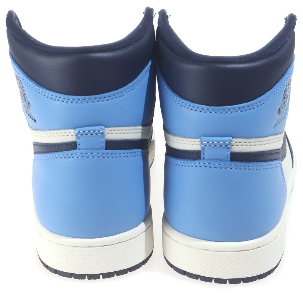 NIKE(ナイキ) AIR JORDAN1 RETRO HIGH OG OBSIDIAN UNIVERSITY BLUE エアジョーダン1 レトロ オブシディアン ユニバーシティブルー ハイカットスニーカー US9/27cm 555088-140