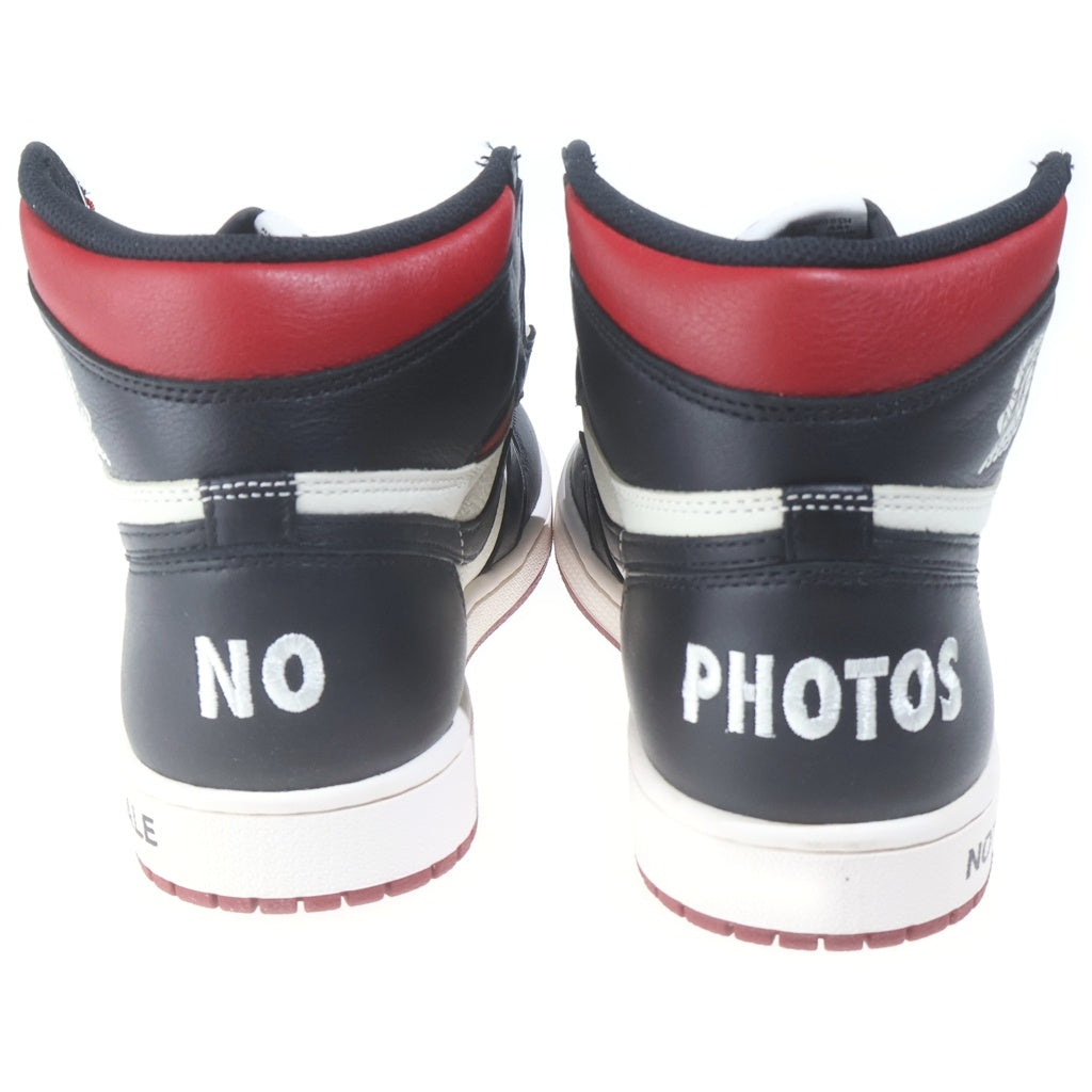 NIKE(ナイキ) AIR JORDAN1 RETRO HIGH OG NOT FOR RESALE 861428-106 エアジョーダン1 レトロ ノットフォーリセール ハイカットスニーカー ブラック/ホワイト US9/27cm