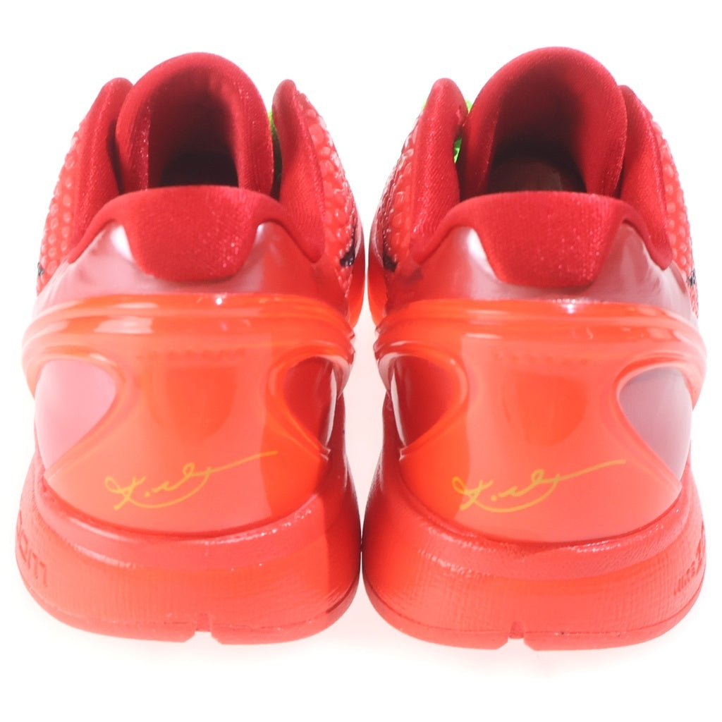 NIKE(ナイキ) KOBE 6 PROTRO REVERSE GRINCH FV4921-600 コービー6 リバースグリンチ ローカットスニーカー レッド US9/27cm FV4921-600