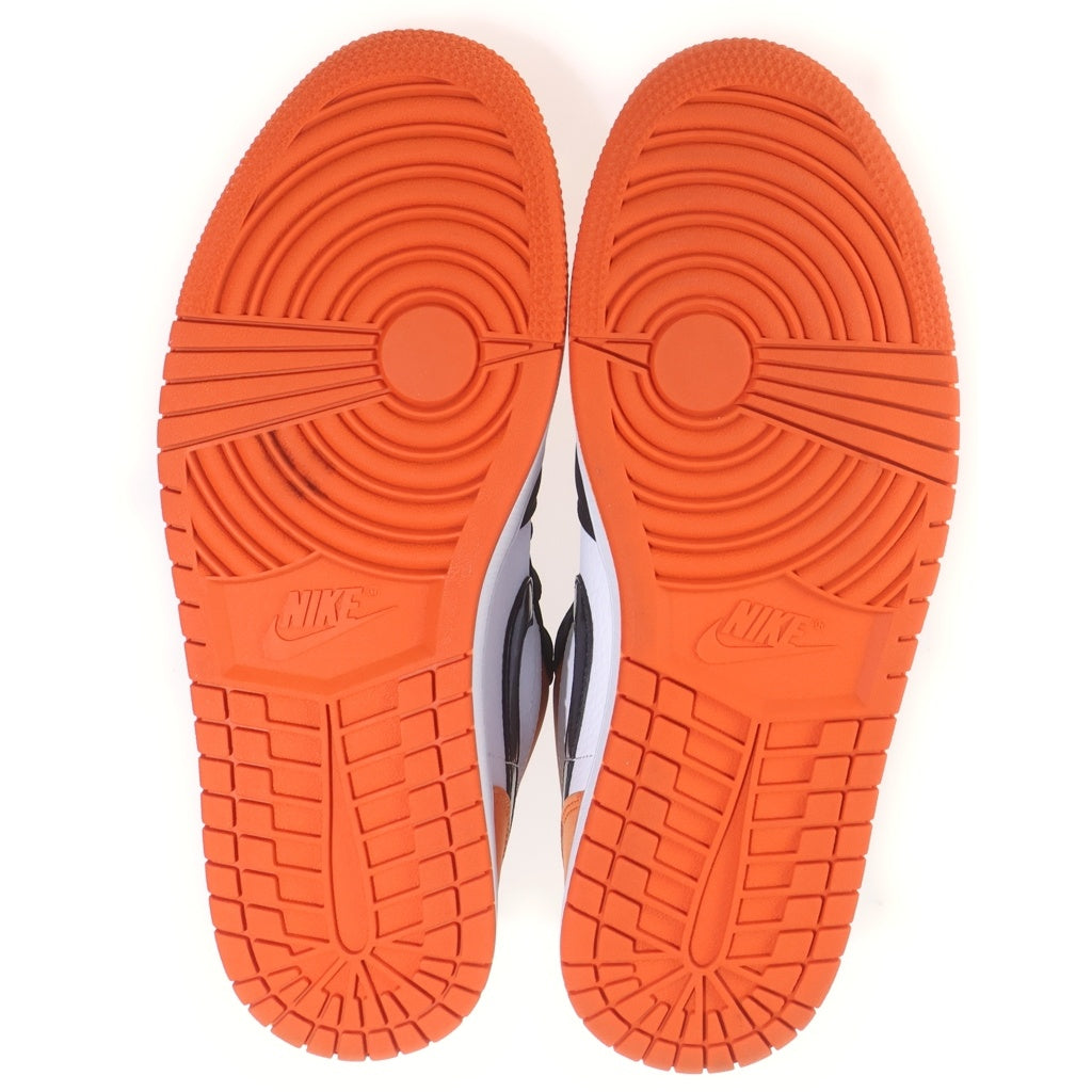 NIKE(ナイキ) AIR JORDAN 1 LOW SHATTERED BACKBOARD 553558-128 エアジョーダン1 ローカットスニーカー オレンジ/ホワイト US9/27cm