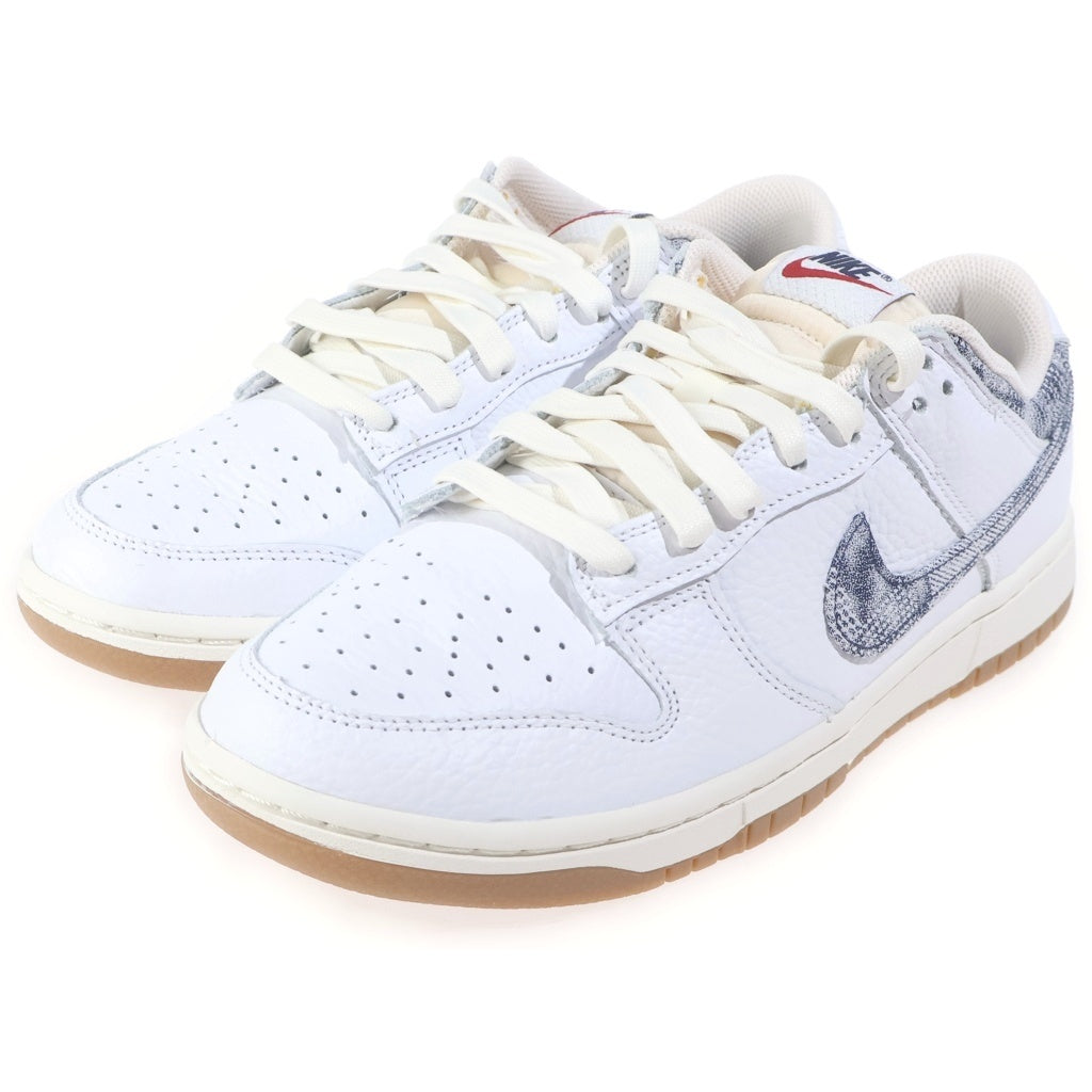 NIKE(ナイキ) DUNK LOW WASHED DENIM FN6881-100 ダンク ウォッシュド デニム ローカットスニーカー ホワイト US9.5/27.5cm