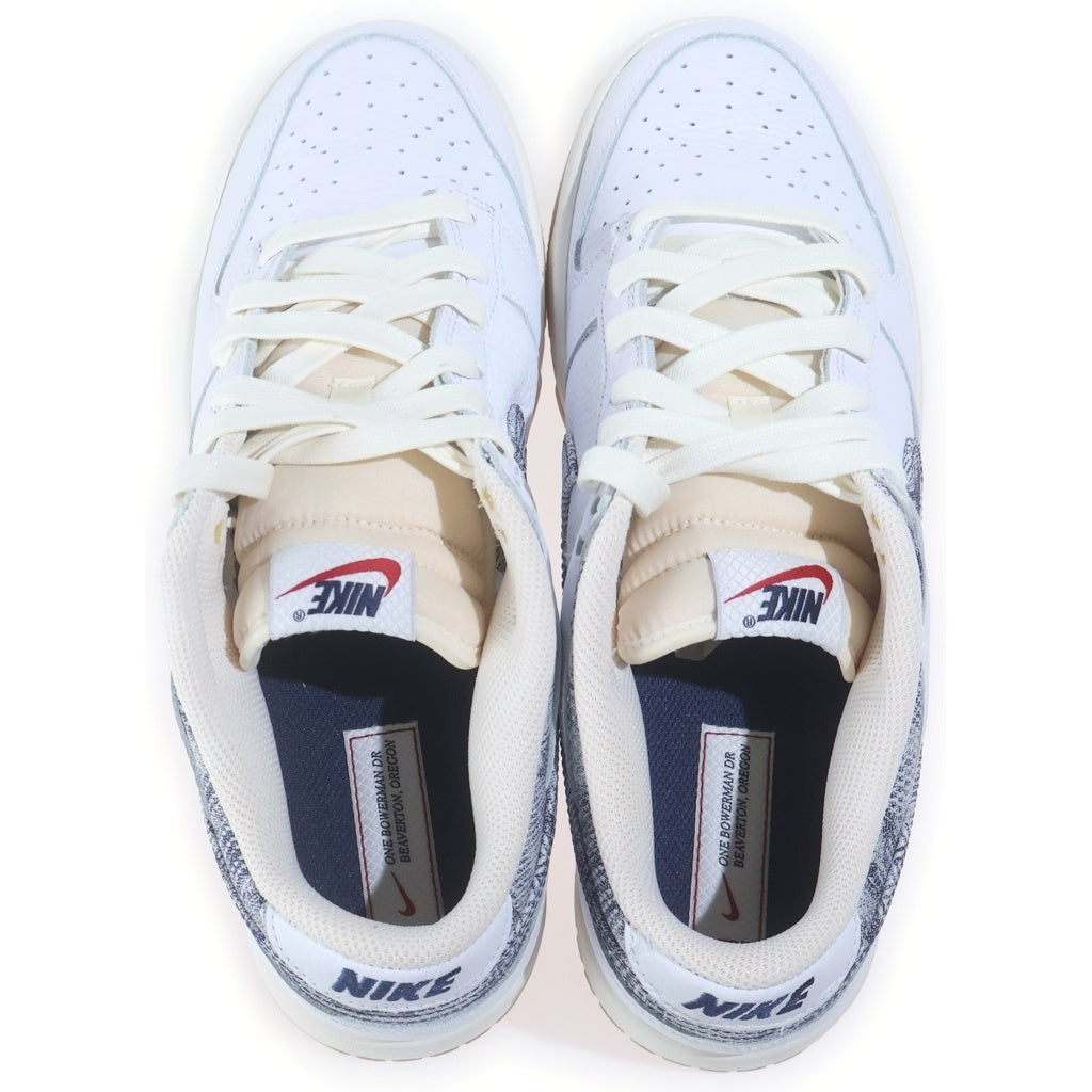 NIKE(ナイキ) DUNK LOW WASHED DENIM FN6881-100 ダンク ウォッシュド デニム ローカットスニーカー ホワイト US9.5/27.5cm