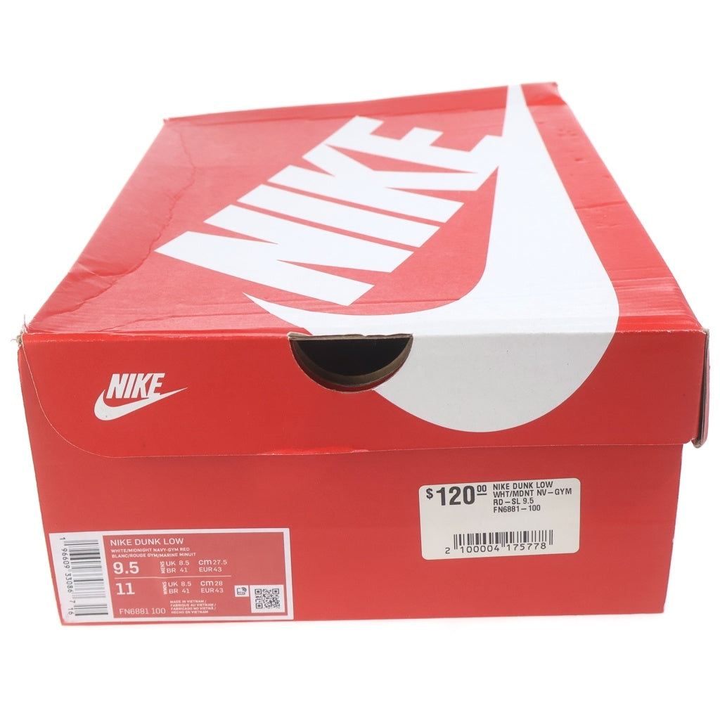 NIKE(ナイキ) DUNK LOW WASHED DENIM FN6881-100 ダンク ウォッシュド デニム ローカットスニーカー ホワイト US9.5/27.5cm