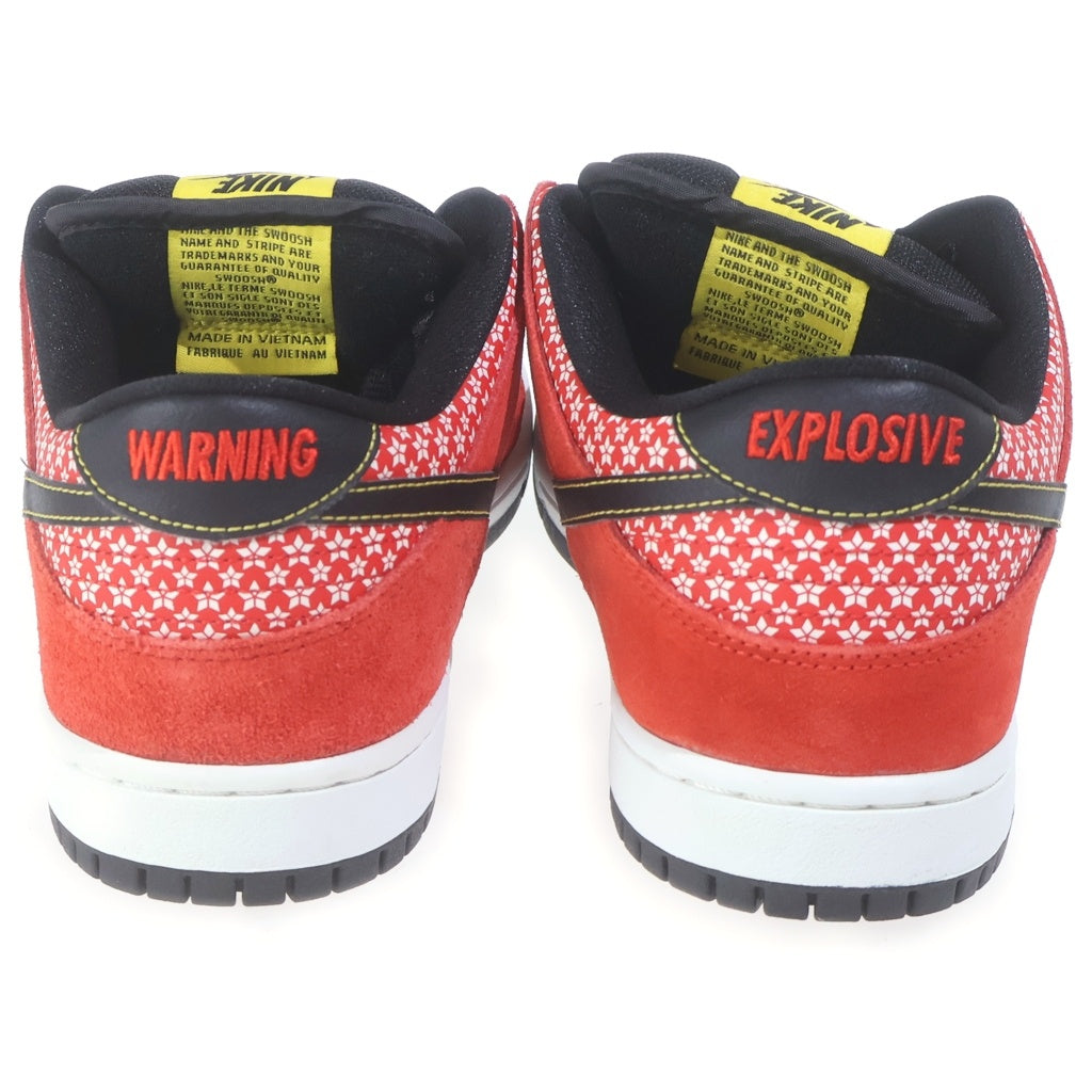 NIKE SB(ナイキエスビー) 【観賞用 2013年製】DUNK LOW RED FIRECRACKER 313170-602 ダンク ローカットスニーカー レッド US9.5/27.5cm 313170-602