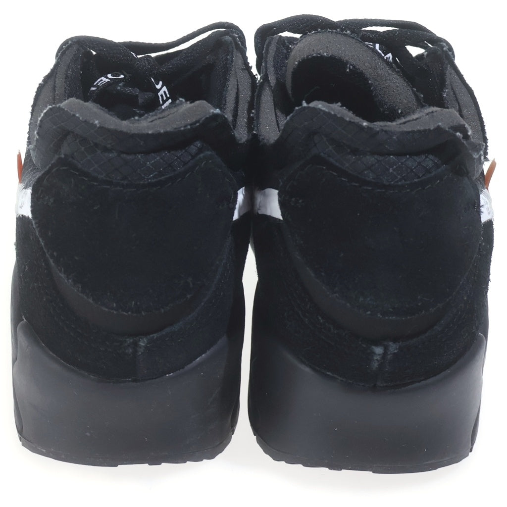 NIKE(ナイキ) ×OFF-WHITE AIR MAX 90 BLACK/BLACK-CONE-WHITE AA7293-001 オフホワイト エアマックス90 ローカットスニーカー ブラック US9.5/27.5cm AA7293-001