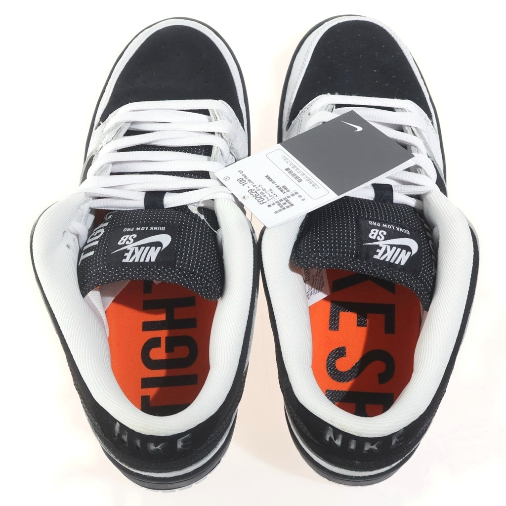 NIKE(ナイキ) ×TIGHTBOOTH DUNK LOW PRO QS SPECIAL BOX FD2629-100 タイトブース ダンク プロ ローカットスニーカー スペシャルボックス ブラック/ホワイト US9/27cm