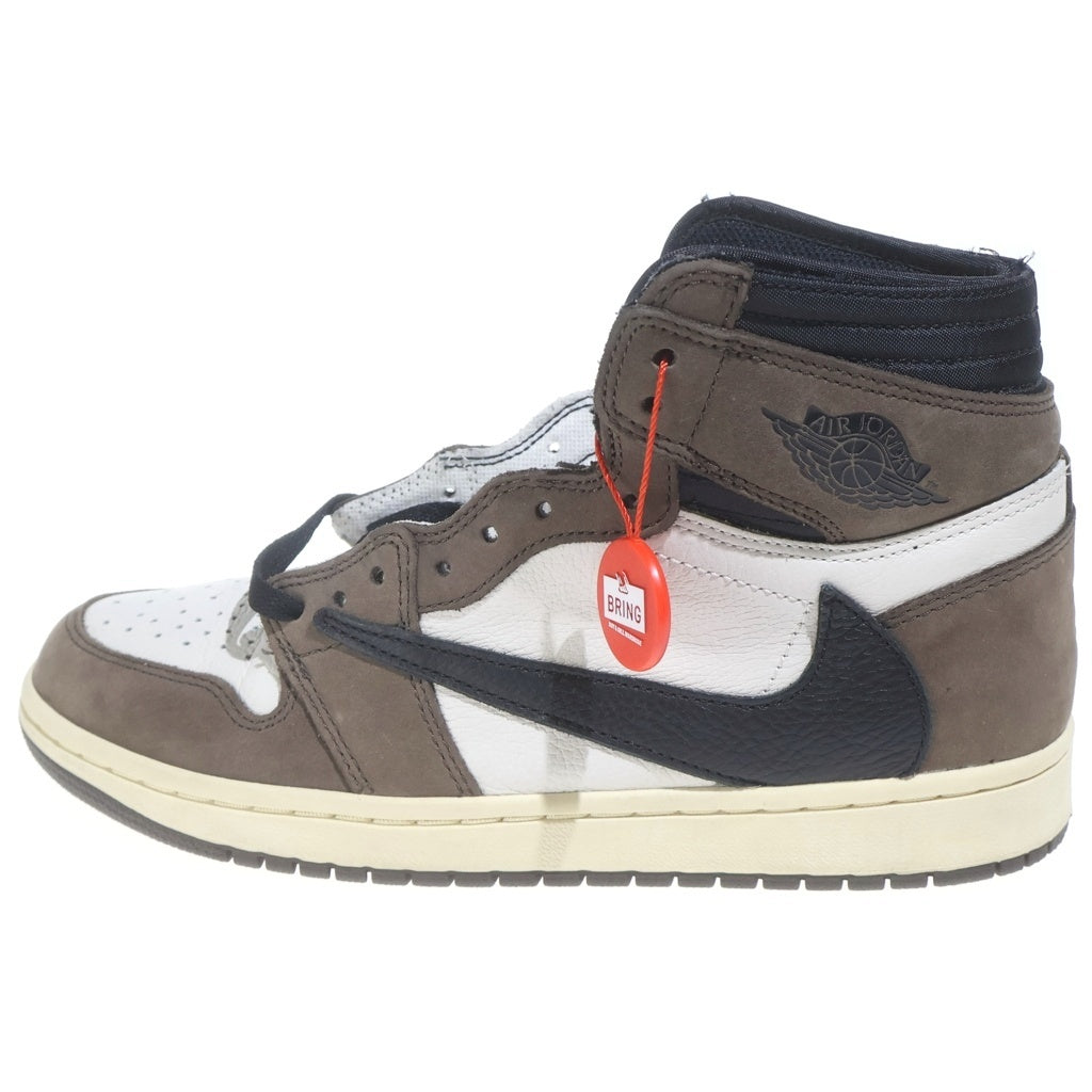 NIKE(ナイキ) ×Travis Scott AIR JORDAN1 RETRO HIGH OG TS SP CD4487-100 トラヴィススコット エアジョーダン1 レトロ ハイカットスニーカー