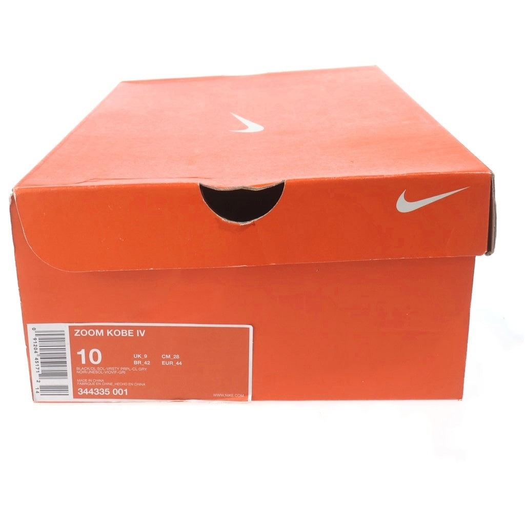 NIKE(ナイキ) 【観賞用 2008年製】 KOBE 4 CARPE DIEM コービー4 カルペ デニム ローカットスニーカーブ ラック/イエロー US10/28cm 344335-001