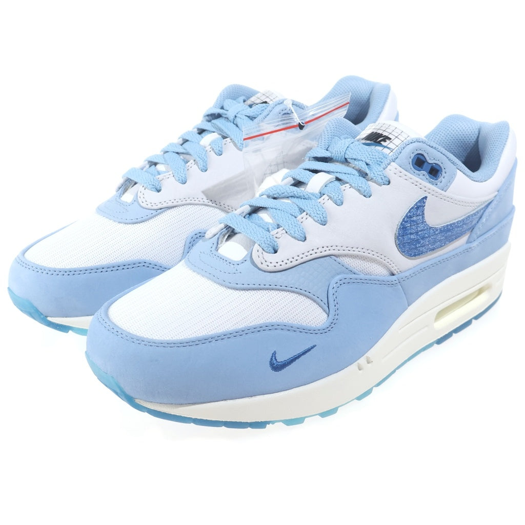 NIKE(ナイキ) AIR MAX 1 BLUE PRINT エアマックス ブループリント ローカットスニーカー ブルー US9.5/27.5cm DR0448-100