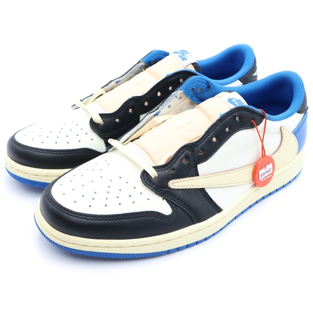 NIKE(ナイキ) ×TRAVIS SCOTT FRAGMENT DESIGN AIR JORDAN 1 LOW OG SP DM7866-140 エアジョーダン1 ローカットスニーカー ブルー US9.5/27.5m