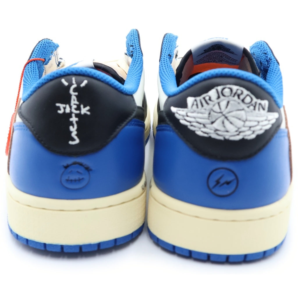 NIKE(ナイキ) ×TRAVIS SCOTT FRAGMENT DESIGN AIR JORDAN 1 LOW OG SP DM7866-140 エアジョーダン1 ローカットスニーカー ブルー US9.5/27.5m