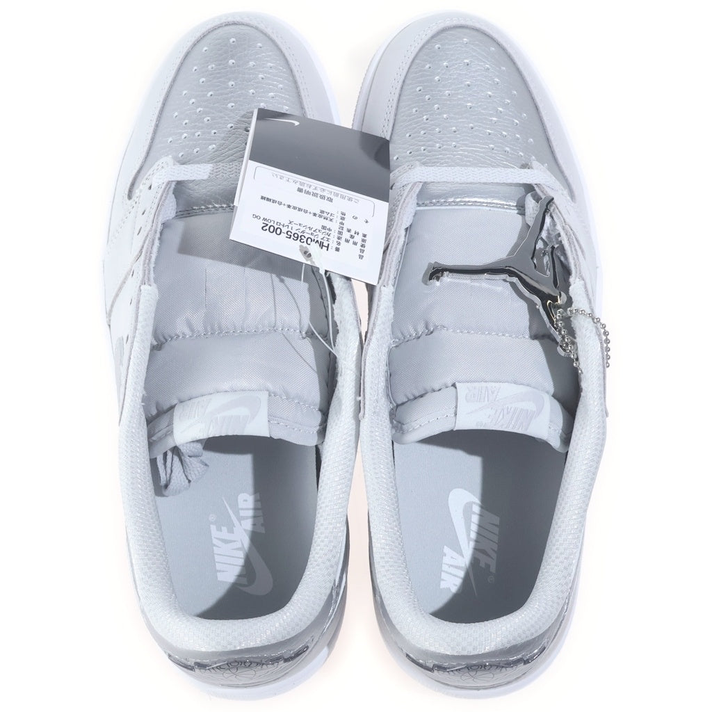 NIKE(ナイキ) AIR JORDAN 1 RETRO LOW OG METALLIC SILVER HM0365-002 エアジョーダン 1 ロー メタリックシルバー ローカットスニーカー US9.5/27.5cm HM0365-002