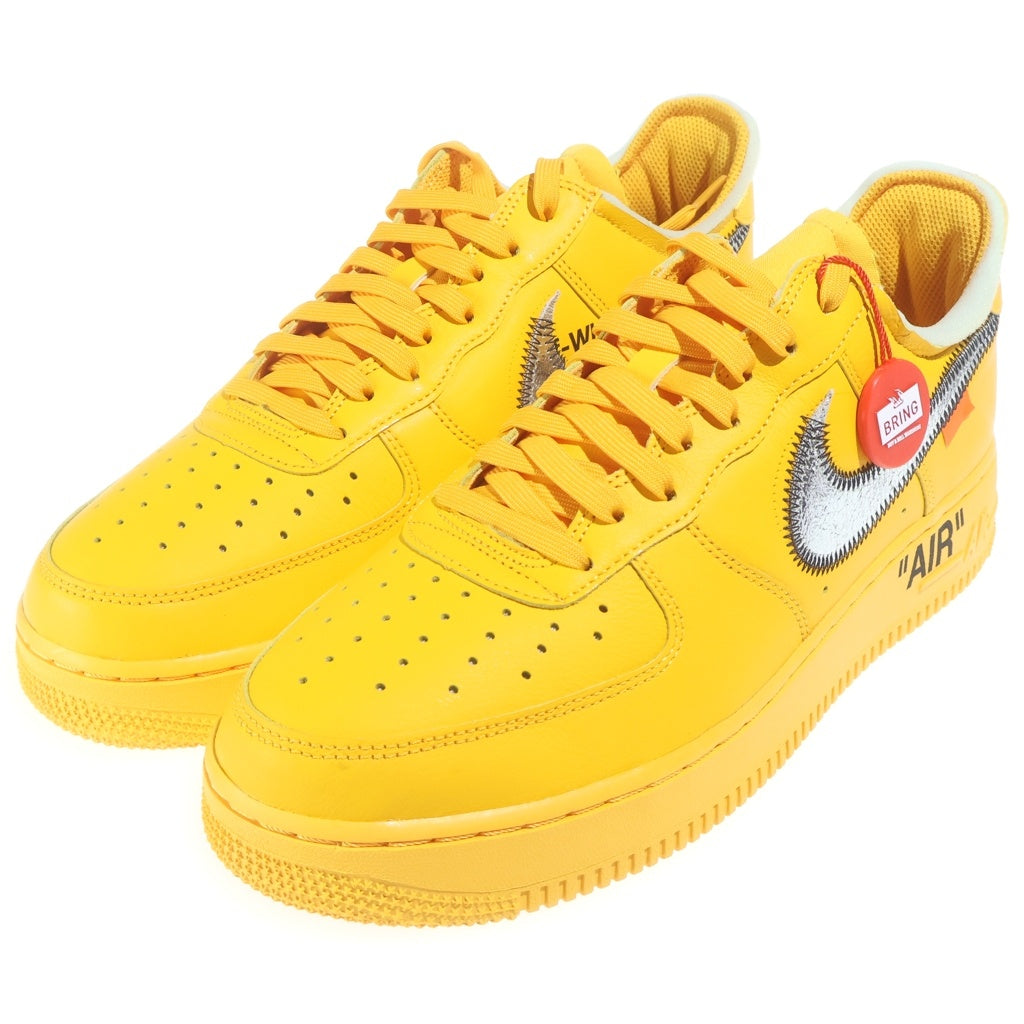 NIKE(ナイキ) ×OFF-WHITE AIR FORCE 1 LOW University Gold DD1876-700 オフホワイト エアフォース ロー ユニバーシティ ゴールド ローカットスニーカー