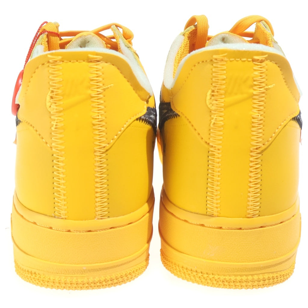 NIKE(ナイキ) ×OFF-WHITE AIR FORCE 1 LOW University Gold DD1876-700 オフホワイト エアフォース ロー ユニバーシティ ゴールド ローカットスニーカー