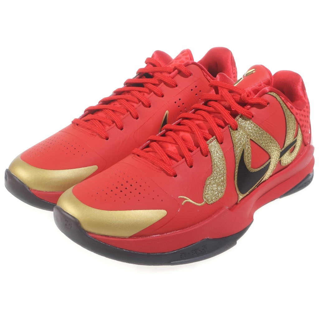 NIKE(ナイキ) KOBE 5 PROTRO YEAR OF THE MAMBA HF5182-600 コービー プロトロ イヤーオブザマンバ ローカットスニーカー レッド US10/28cm