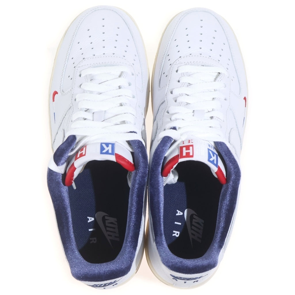 NIKE(ナイキ) ×KITH AIR FORCE 1 LOW FRANCE CZ7927-100 キス エアフォース1 フランス ローカットスニーカー ホワイト US9.5/27.5cm