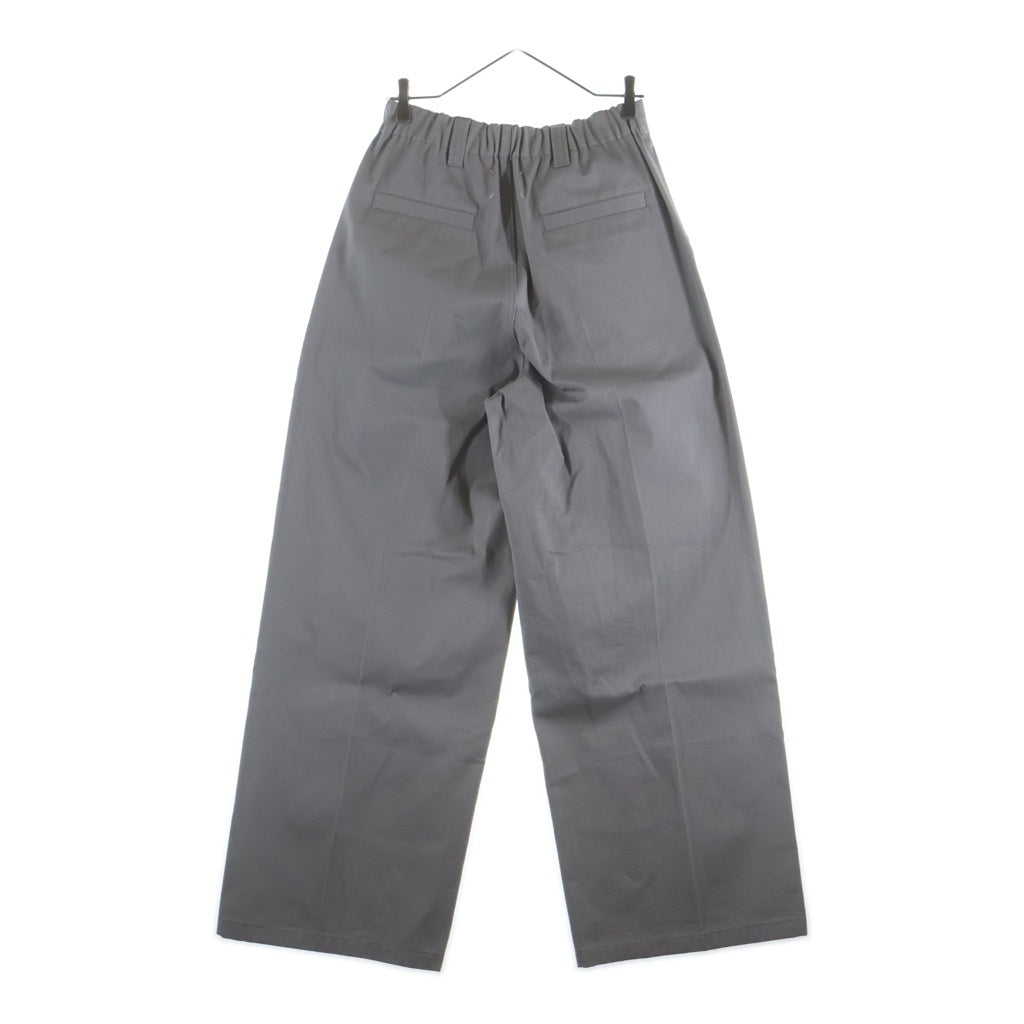 Maison Martin Margiela(メゾンマルタンマルジェラ) 25SS プリーツ ワイドレッグトラウザーロングパンツ グレー S50KA0680