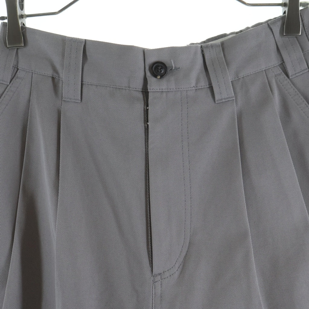 Maison Martin Margiela(メゾンマルタンマルジェラ) 25SS プリーツ ワイドレッグトラウザーロングパンツ グレー S50KA0680