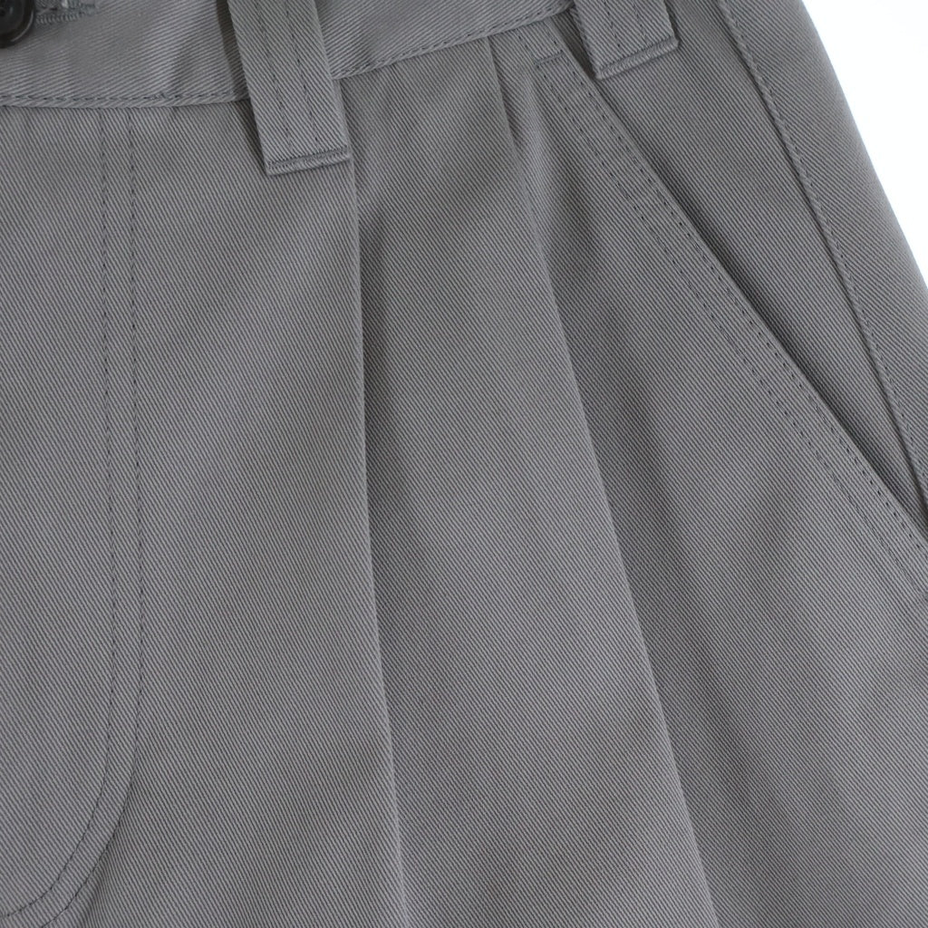 Maison Martin Margiela(メゾンマルタンマルジェラ) 25SS プリーツ ワイドレッグトラウザーロングパンツ グレー S50KA0680