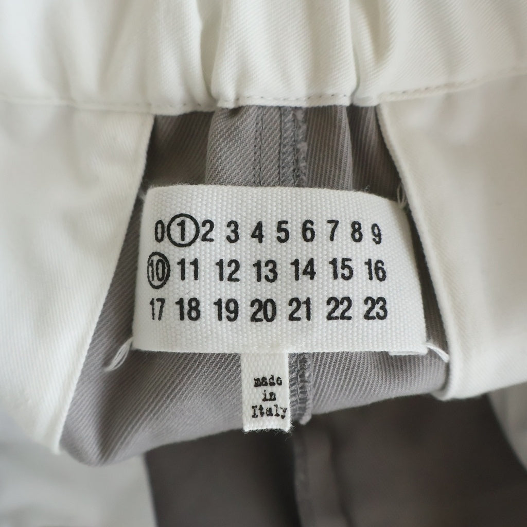 Maison Martin Margiela(メゾンマルタンマルジェラ) 25SS プリーツ ワイドレッグトラウザーロングパンツ グレー S50KA0680
