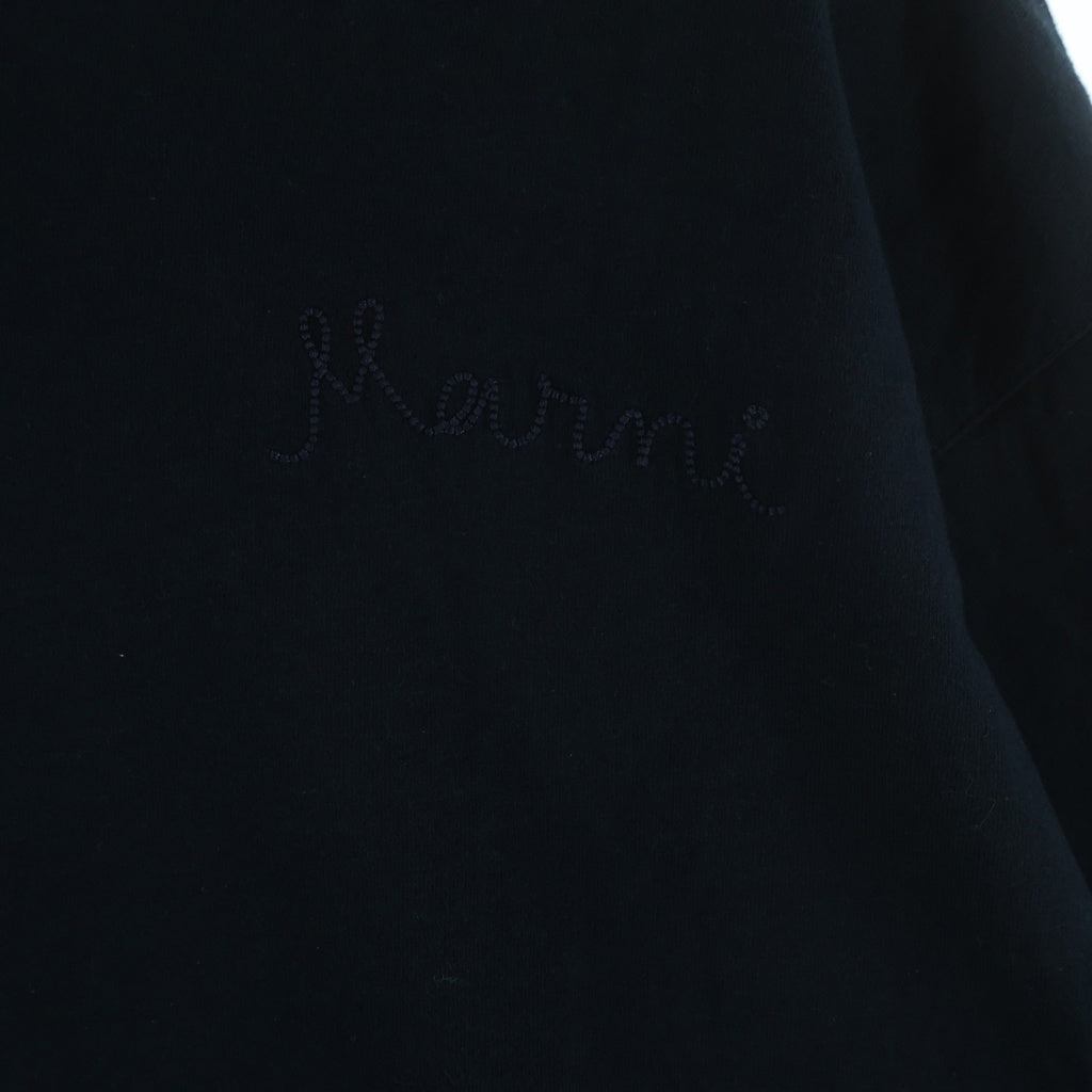 MARNI(マルニ) エンブロイダリー クルーネック 半袖Tシャツカットソー ブラック HUMU0255S1