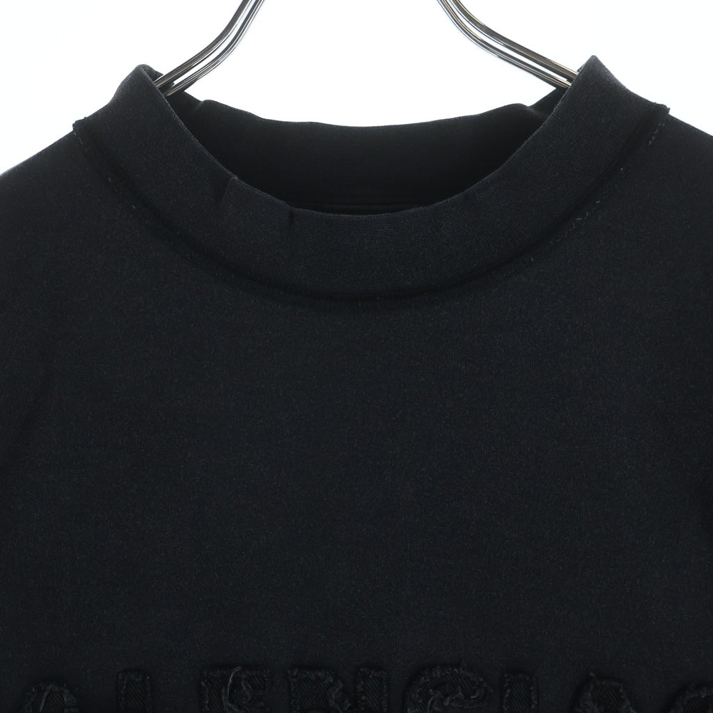 BALENCIAGA(バレンシアガ) デストロイ加工 クルーネック 半袖Tシャツ カットソー ブラック 822441 TSVA2
