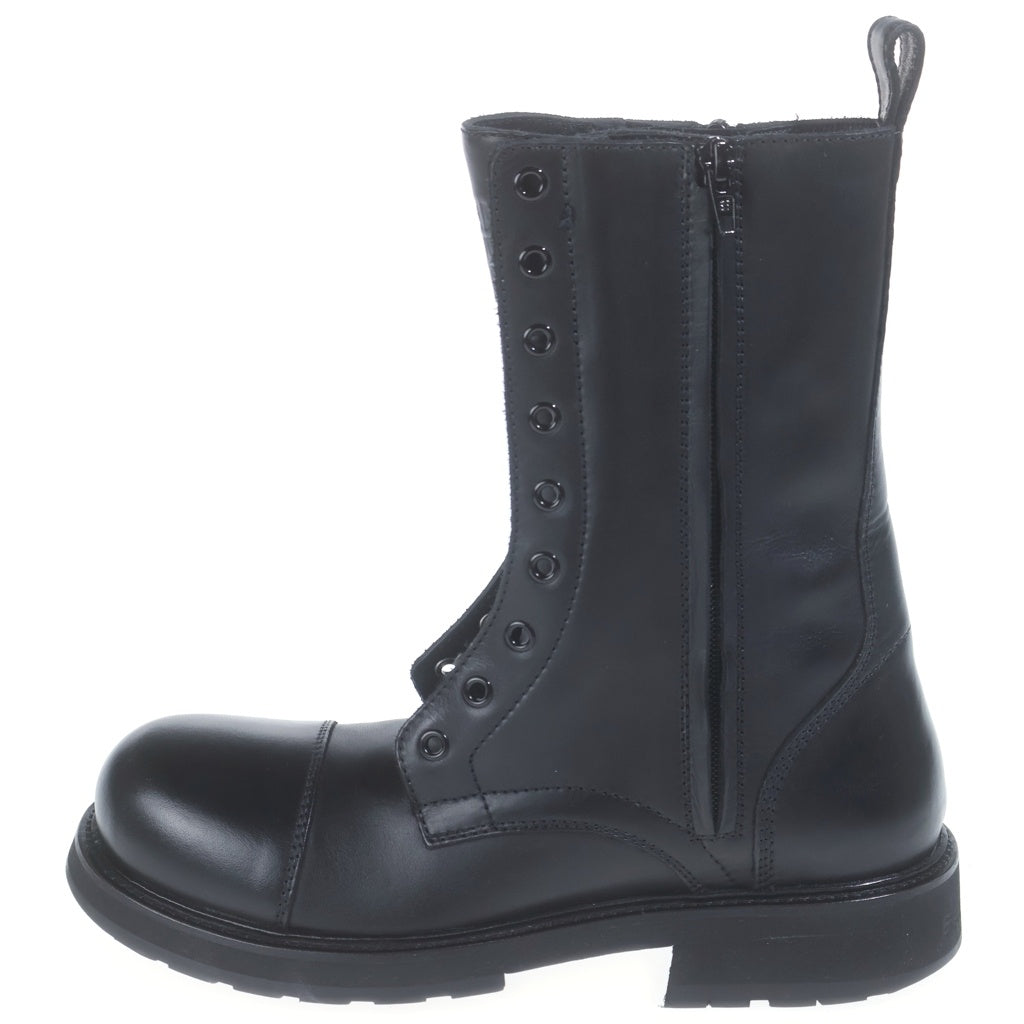 BALENCIAGA(バレンシアガ) TRUCK LACE-UP BOOTS ブルレザー トラック レースアップ ハイカットブーツ レディース ブラック 844938