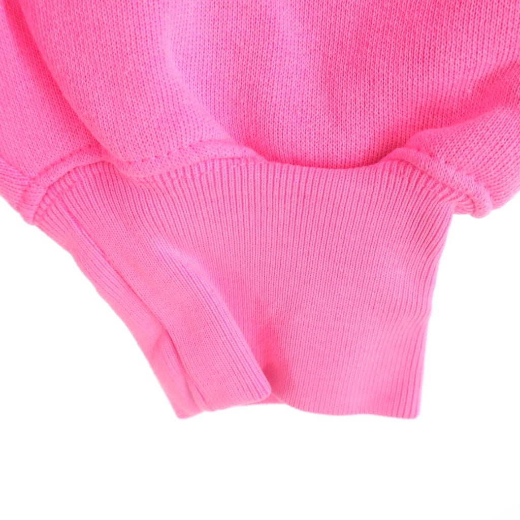 BALENCIAGA(バレンシアガ) SOCCER HOODIE ロゴエンブロイダリー フーデッド プルオーバー スウェット パーカー ピンク 641529 TJVB1