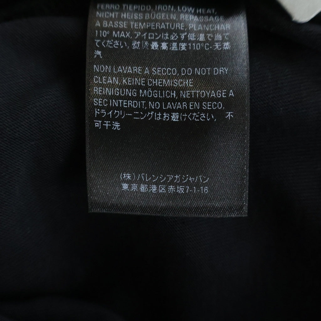 BALENCIAGA(バレンシアガ) ×RAMMSTEIN ラムシュタイン プリントデザイン クルーネック 半袖Tシャツ カットソー ブラック 670943 TLV51