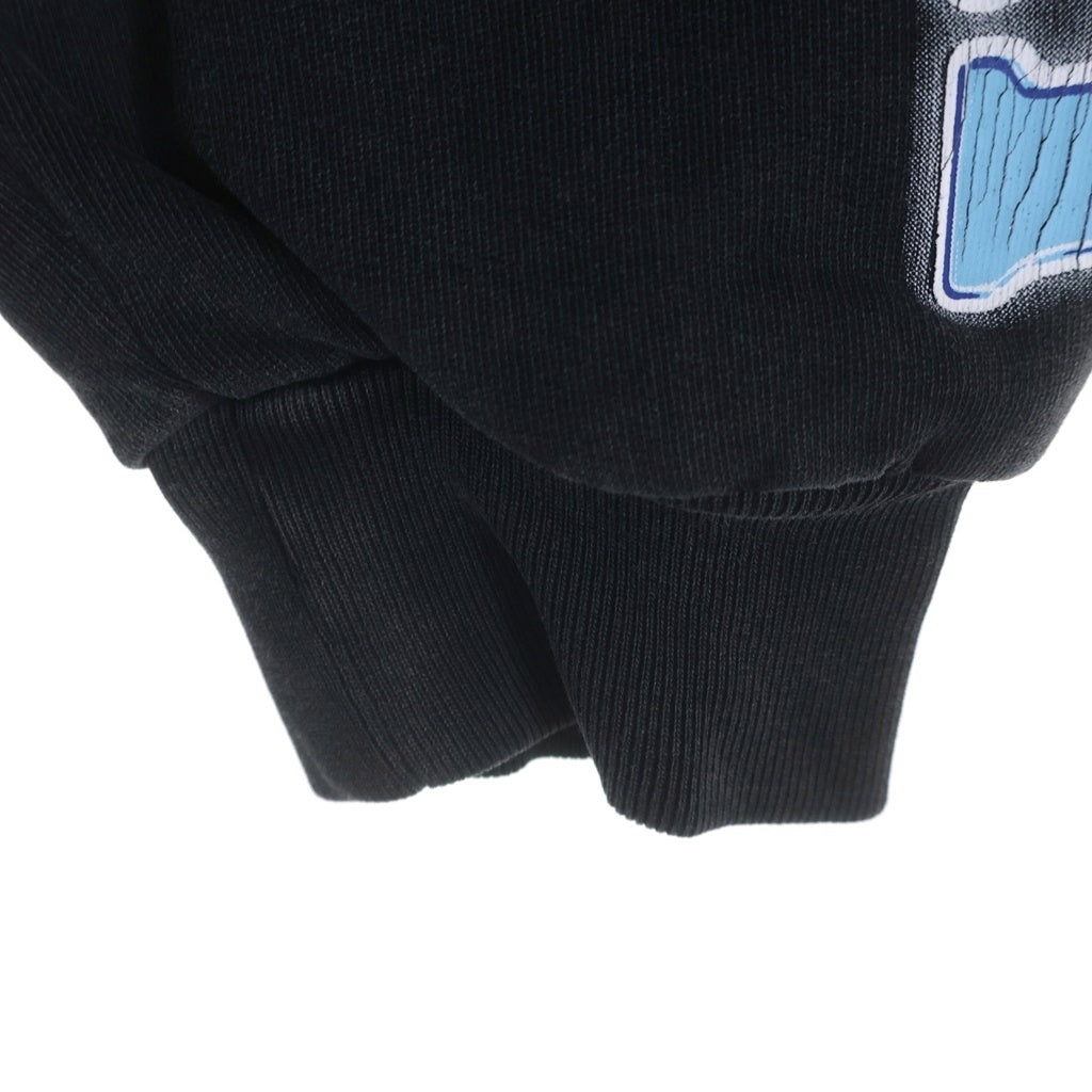 BALENCIAGA(バレンシアガ) MUSIC AYA NAKAMURA MERCH HOODIE WIDE FIT アヤナカムラ プリントデザイン フーデッド プルオーバー パーカー ブラック 675003 TMV85