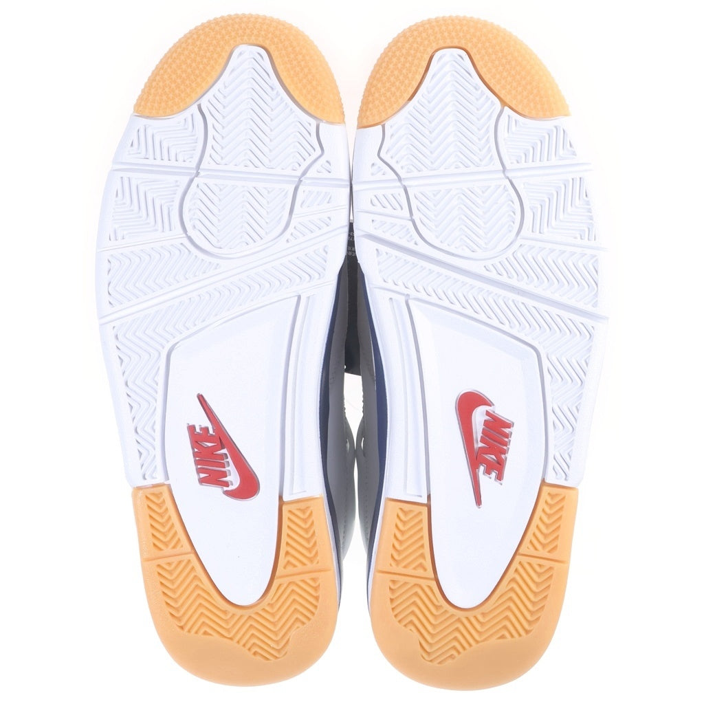 NIKE SB(ナイキエスビー) AIR JORDAN 4 RETRO SP SUMMIT WHITE DR5415-100 エアジョーダン レトロ ハイカットスニーカー ホワイト/ネイビー US9/27cm