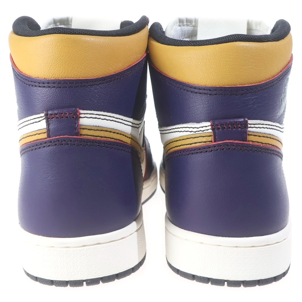 NIKE(ナイキ) AIR JORDAN 1 HIGH OG DEFIANT LA TO CHICAGO CD6578-507 エアジョーダン1 エルエートゥーシカゴ ハイカットスニーカー ホワイト/パープル US8.5/26.5cm