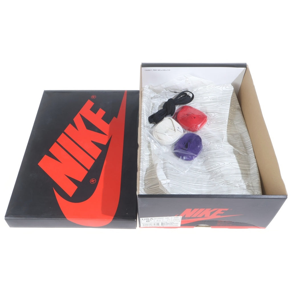 NIKE(ナイキ) AIR JORDAN 1 HIGH OG DEFIANT LA TO CHICAGO CD6578-507 エアジョーダン1 エルエートゥーシカゴ ハイカットスニーカー ホワイト/パープル US8.5/26.5cm
