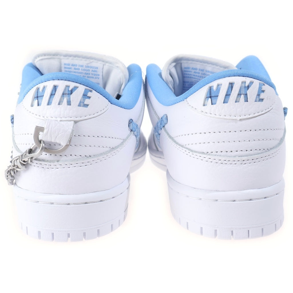 NIKE SB(ナイキエスビー) ×Nicole Hause DUNK LOW PRO FZ8802-100 ニコールハウゼ ダンク プロ ローカットスニーカー ホワイト/ブルー US9.5/27.5cm
