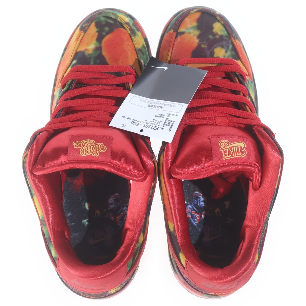 NIKE SB(ナイキエスビー) ×The Wizard of Oz DUNK LOW Poppy Field FZ1291-600 オズの魔法使い ダンク ポピーフィールド ローカットスニーカー レッド US9.5/27.5cm