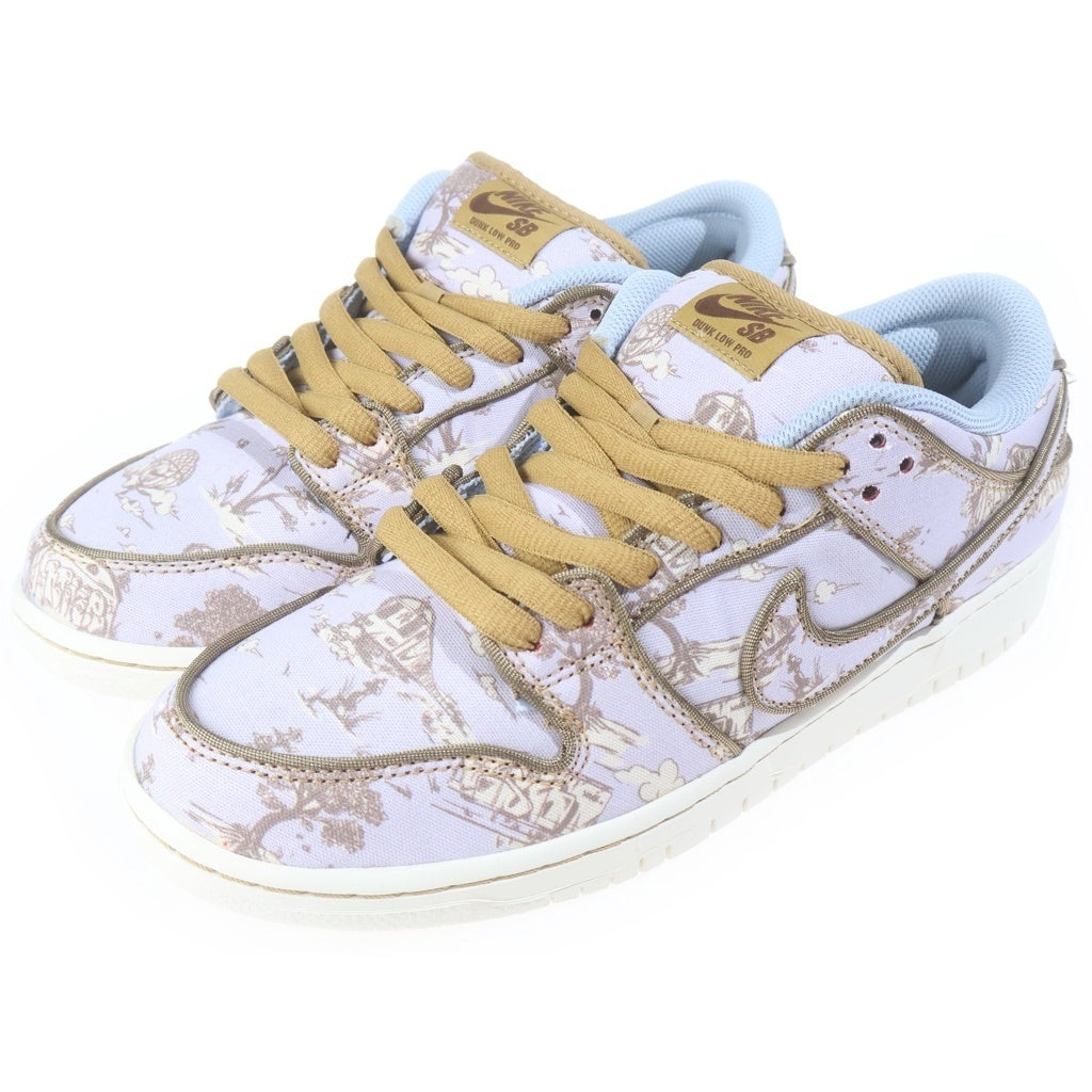 NIKE SB(ナイキエスビー) DUNK LOW PRM TOILE FN5880-001 ダンク トワレ ローカットスニーカー パープル US9.5/27.5cm