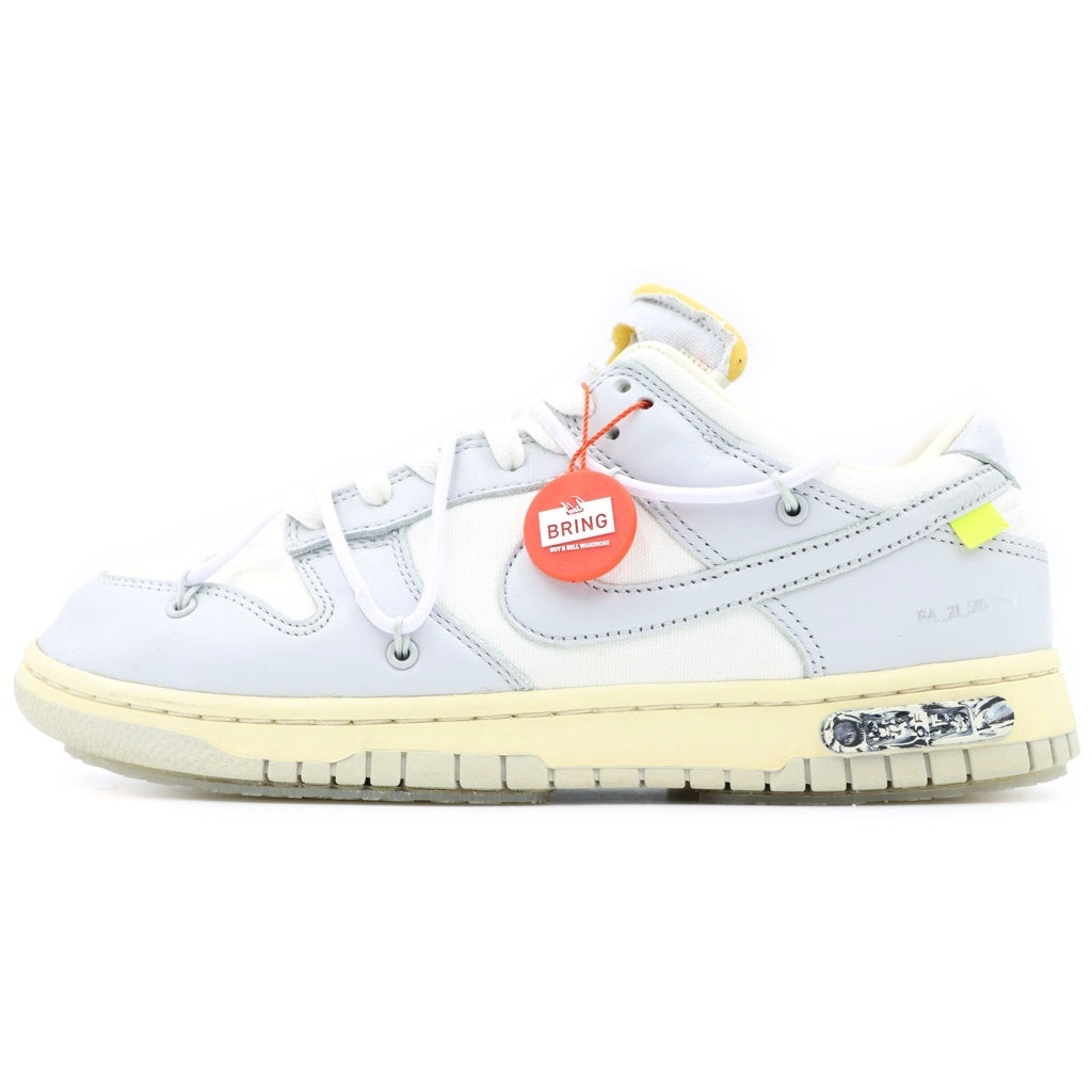 NIKE(ナイキ) ×OFF-WHITE DUNK LOW 1 OF 50 DM1602-123 オフホワイト ダンク 49 ローカットスニーカー グレー US9/27cm