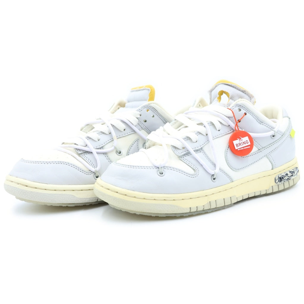 NIKE(ナイキ) ×OFF-WHITE DUNK LOW 1 OF 50 DM1602-123 オフホワイト ダンク 49 ローカットスニーカー グレー US9/27cm