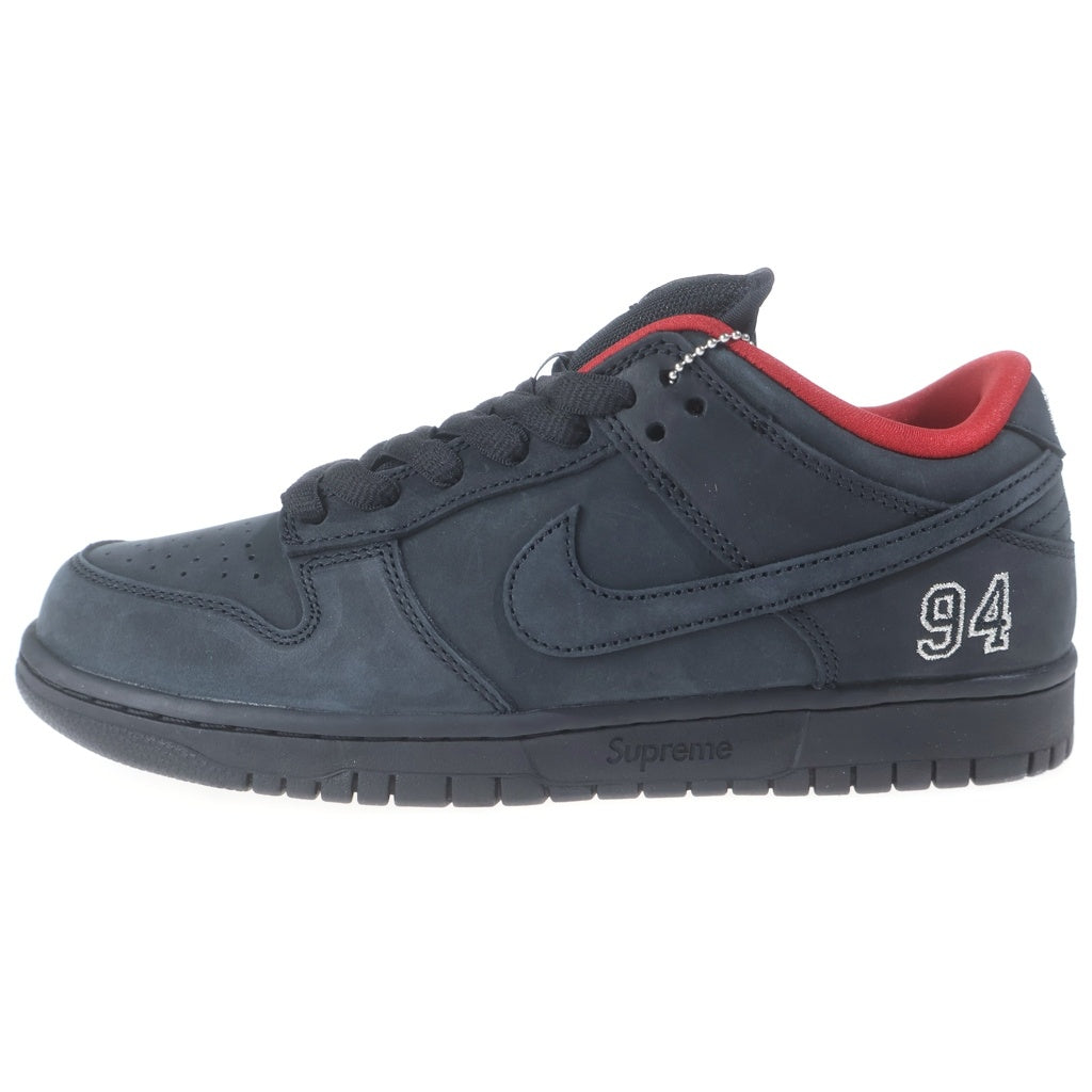 NIKE SB(ナイキエスビー) ×SUPREME DUNK LOW HQ8487-001 シュプリーム ダンク ローカットスニーカー ブラック US9/27cm