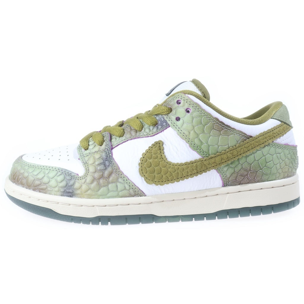 NIKE SB(ナイキエスビー) ×ALEXIS SABLONE DUNK LOW PRO HJ3386-300 アレクシスアルビノ ダンクプロ ローカットスニーカー ホワイト/グリーン US9.5/27.5cm