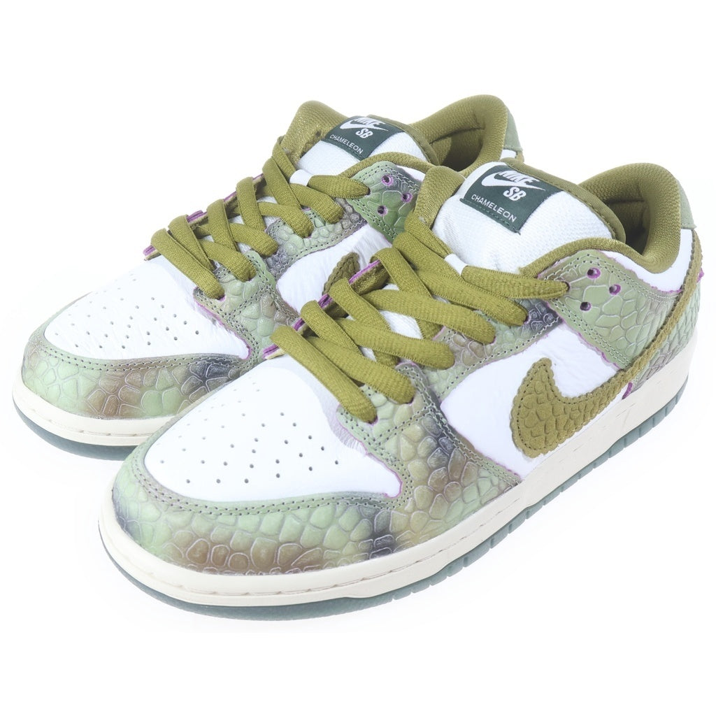 NIKE SB(ナイキエスビー) ×ALEXIS SABLONE DUNK LOW PRO HJ3386-300 アレクシスアルビノ ダンクプロ ローカットスニーカー ホワイト/グリーン US9.5/27.5cm