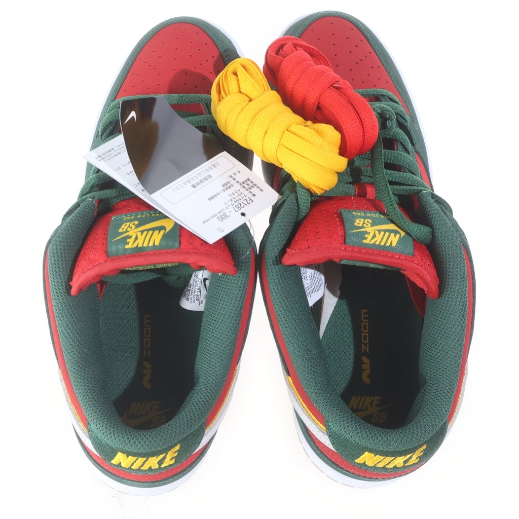 NIKE SB(ナイキエスビー) DUNK LOW PRM SEATTLE SUPERSONICS FZ1287-300 ダンク シアトルスーパーソニックス ローカットスニーカー グリーン/レッド US9.5/27.5cm