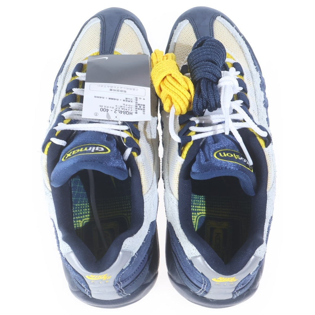 NIKE SB(ナイキエスビー) ×Eric Koston AIR MAX 95 Obsidian and Speed Yellow HQ8492-400 エリック コストン エアマックス95 ローカットスニーカー グレー/ネイビー US9.5/27.5cm
