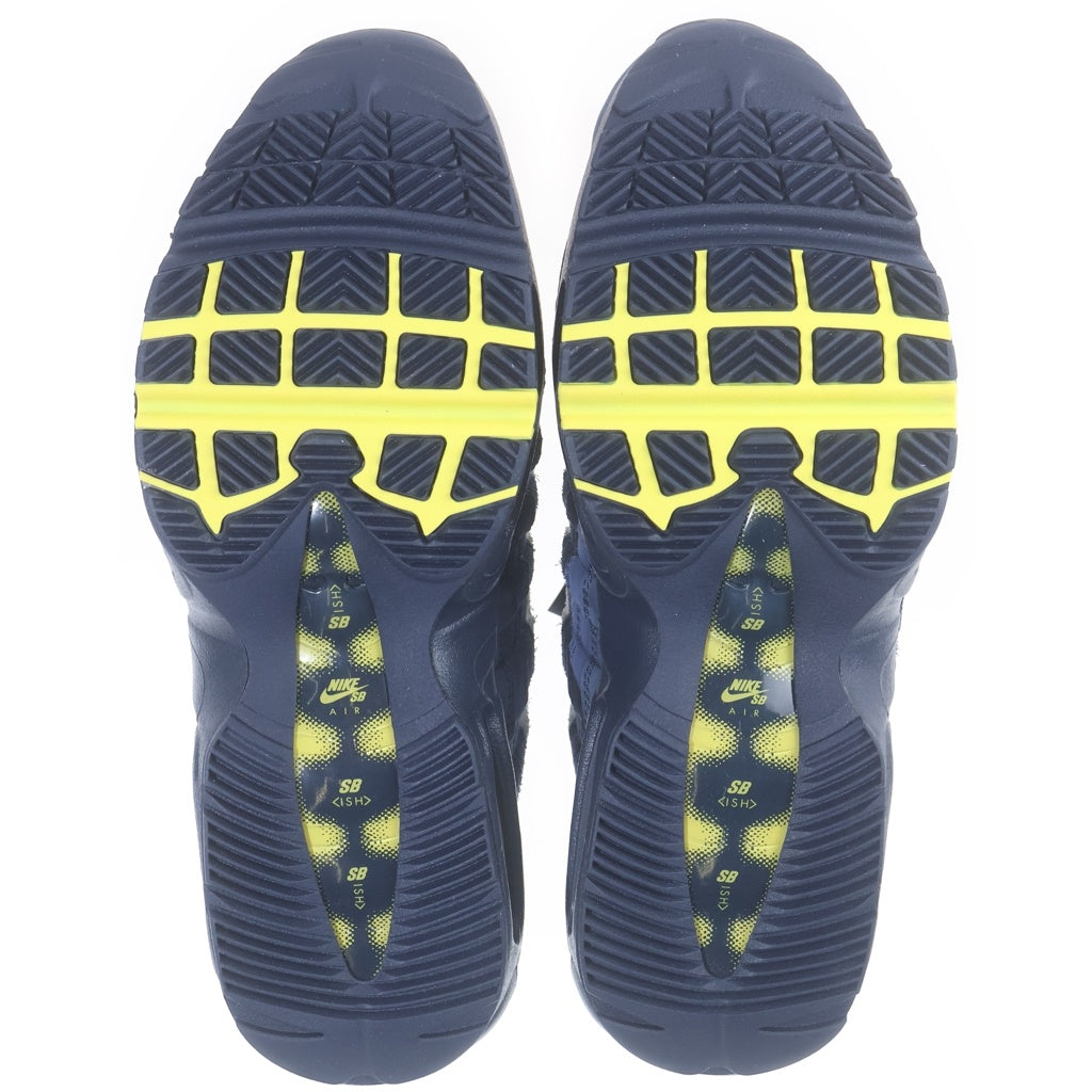 NIKE SB(ナイキエスビー) ×Eric Koston AIR MAX 95 Obsidian and Speed Yellow HQ8492-400 エリック コストン エアマックス95 ローカットスニーカー グレー/ネイビー US9.5/27.5cm
